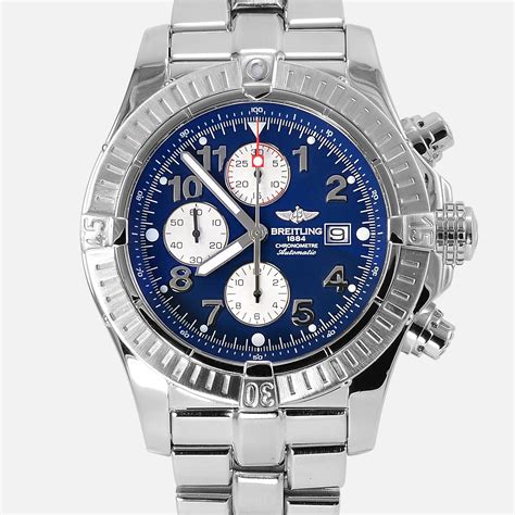 breitling super avenger mother pearl dial|Breitling Super Avenger A13370 48MM Blue Mother Of Pearl .